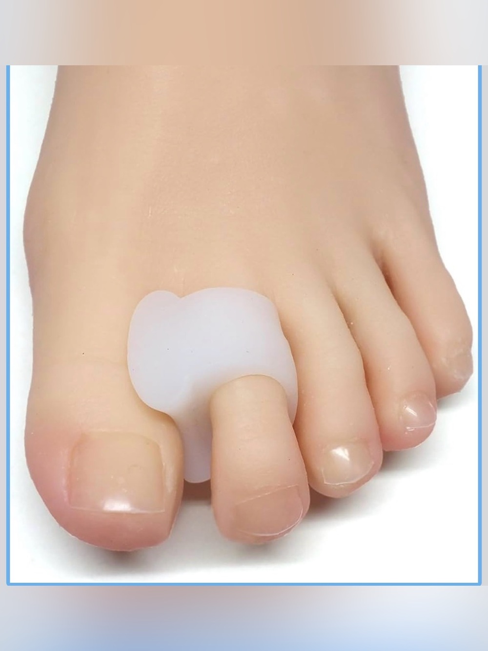 ZenToes Toe Corrector Bunion Straightener 4 Single Loop Spacers Separators Foot